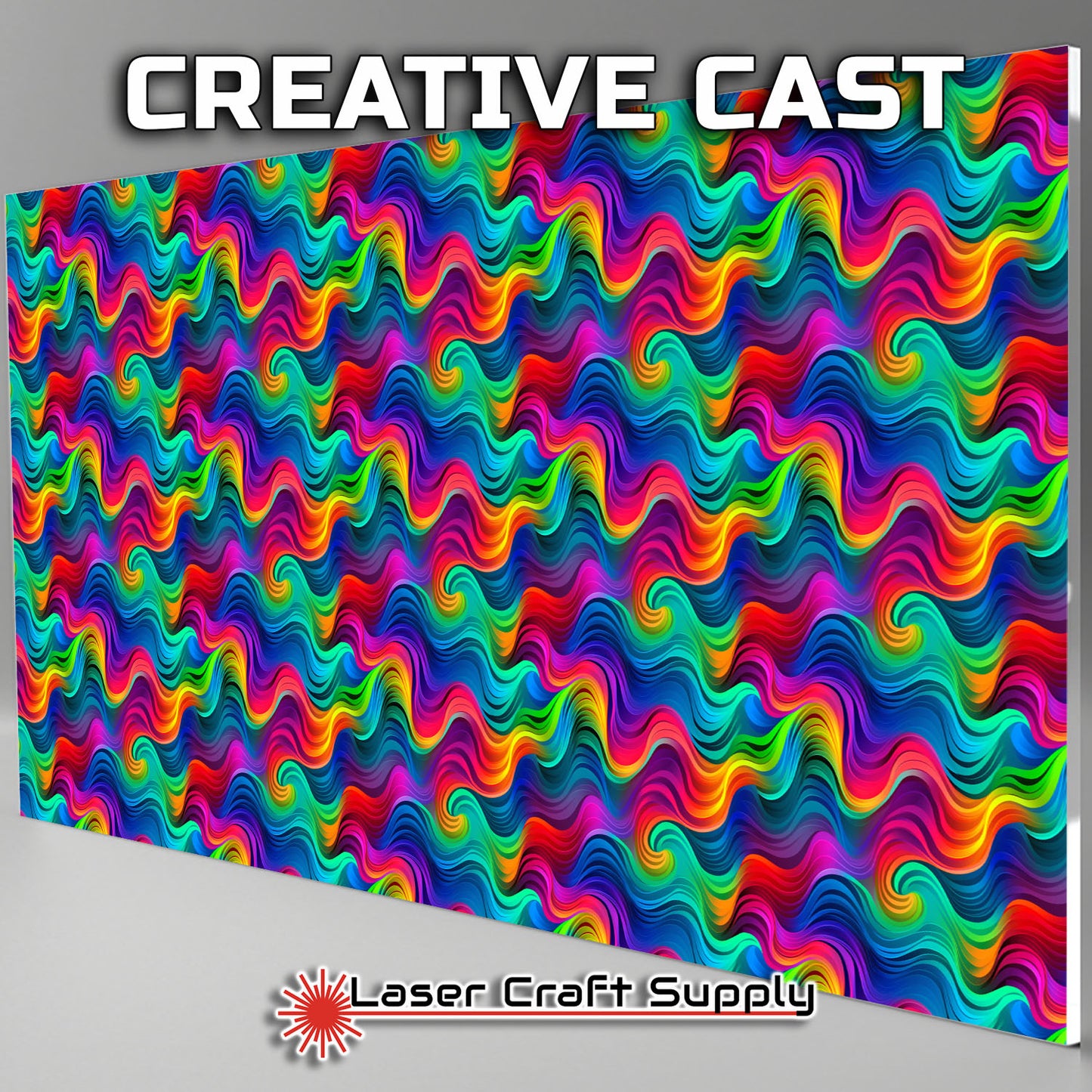 Creative Cast Acrylics - Wavy Wild Colors