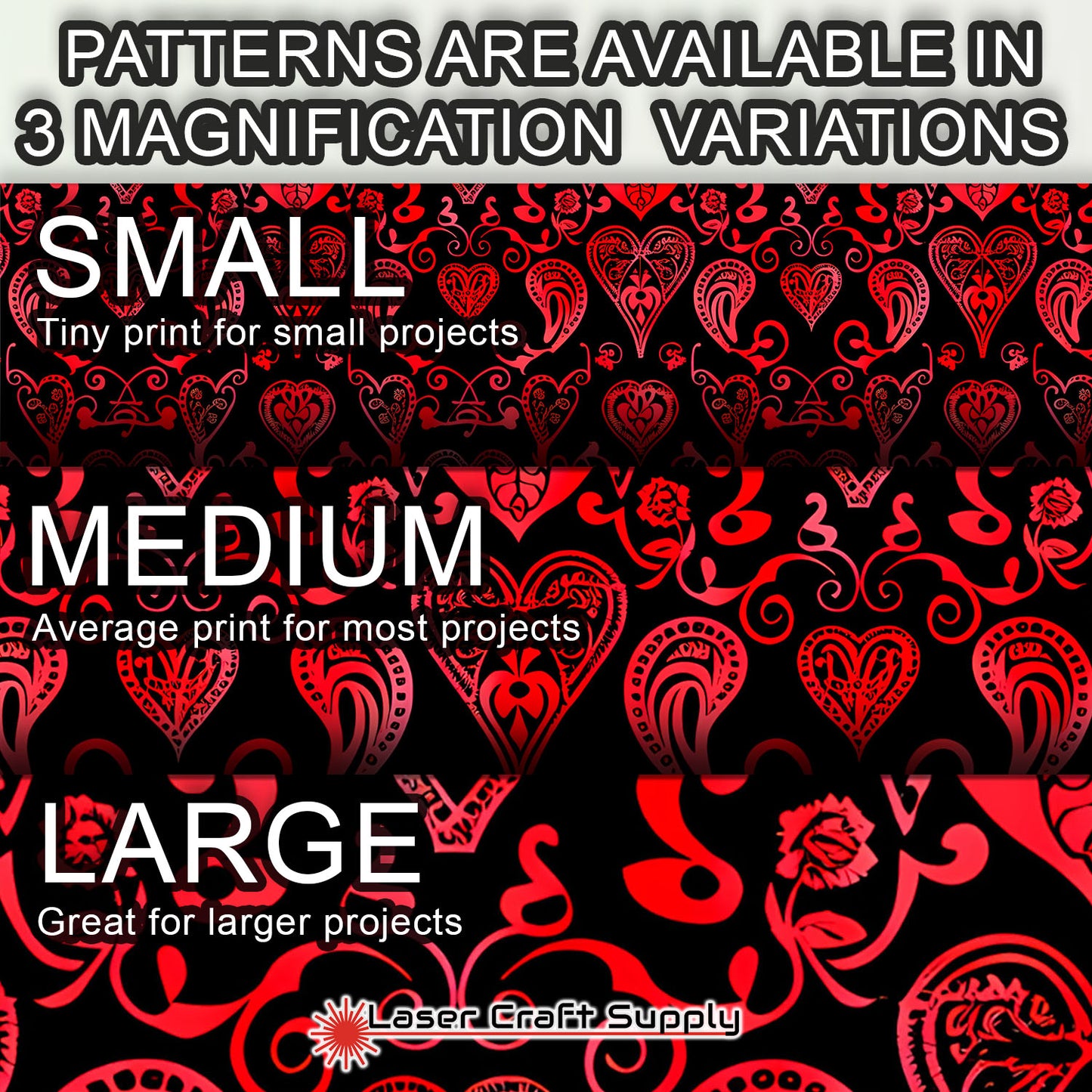 Creative Cast Acrylics - Whimsy Hearts