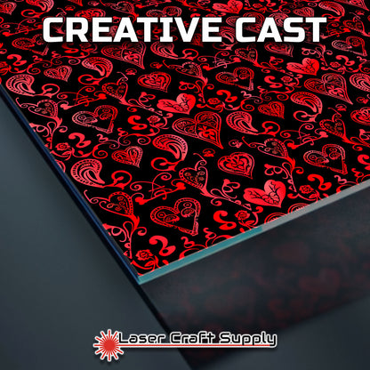Creative Cast Acrylics - Whimsy Hearts