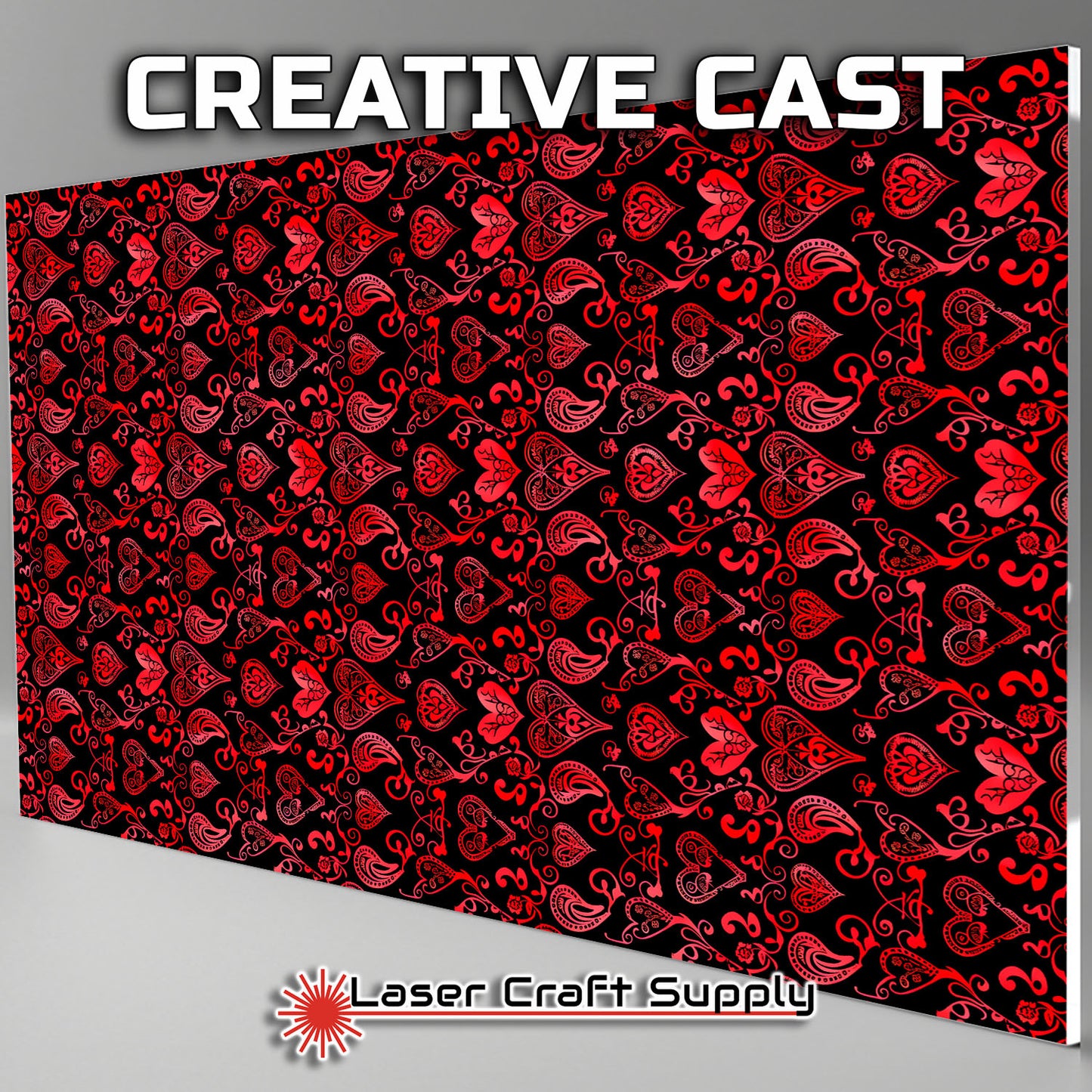 Creative Cast Acrylics - Whimsy Hearts