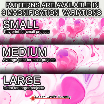 Creative Cast Acrylics - Pink Watercolor Hearts