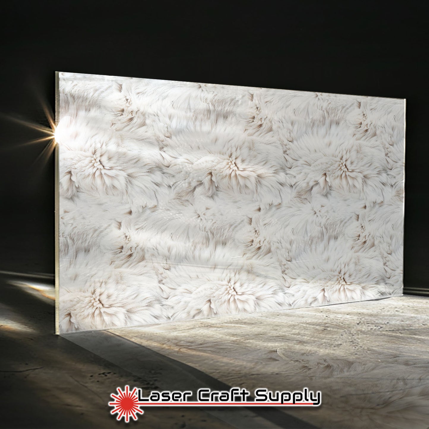 White Fluffy Fur - FULL SHEET