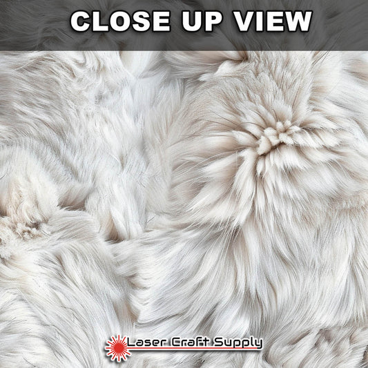 White Fluffy Fur - FULL SHEET