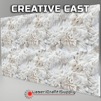 White Fluffy Fur - FULL SHEET