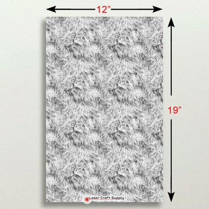 White Schnauzer Fur - FULL SHEET