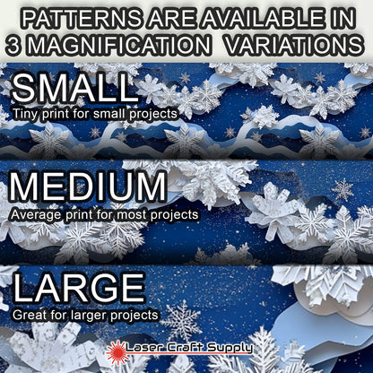 White Snowflake Garland - Creative Cast