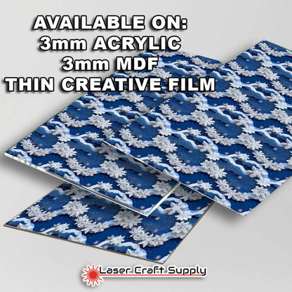 White Snowflake Garland - Creative Cast