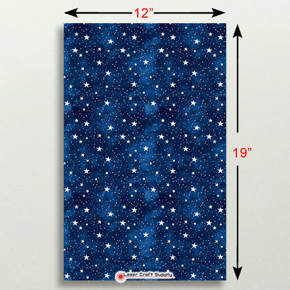 Creative Cast Acrylics - White Stars on Blue