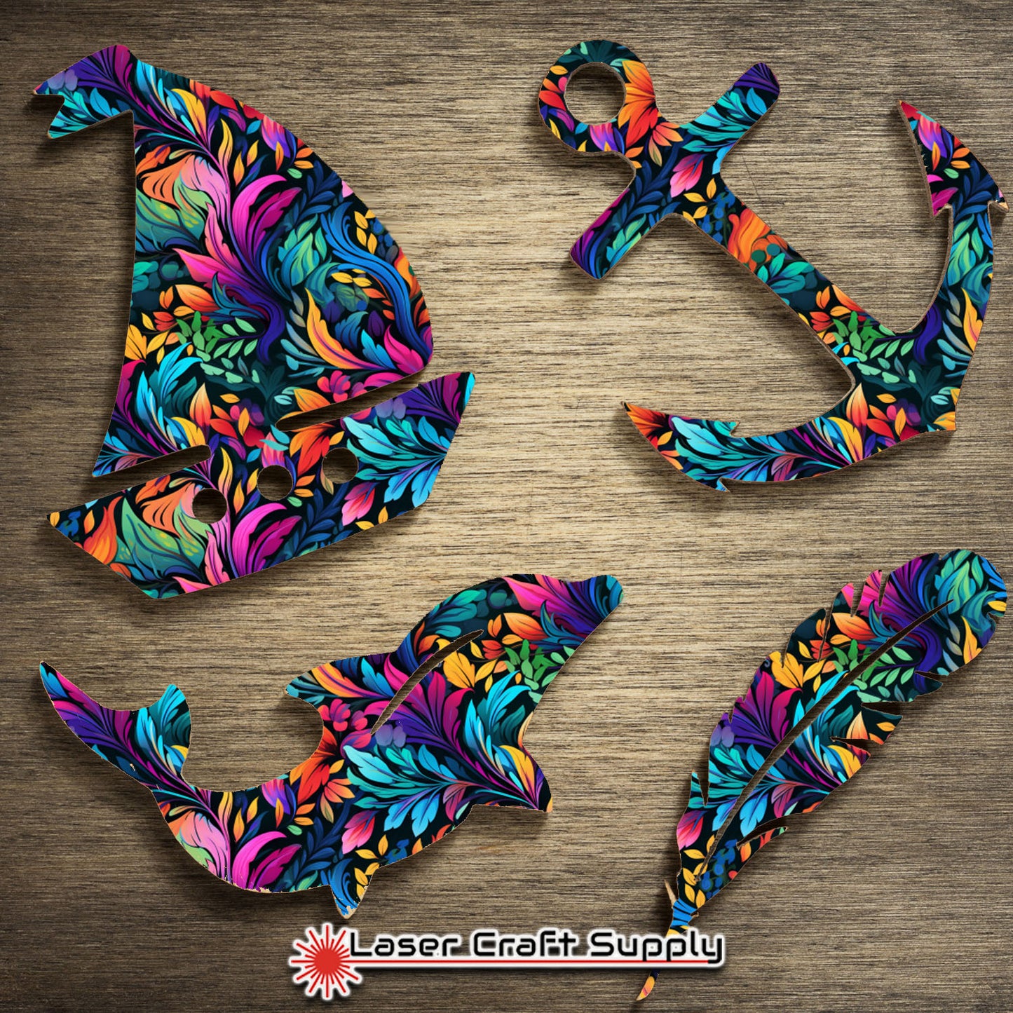 Creative Cast Acrylics - Wild Color Leaves