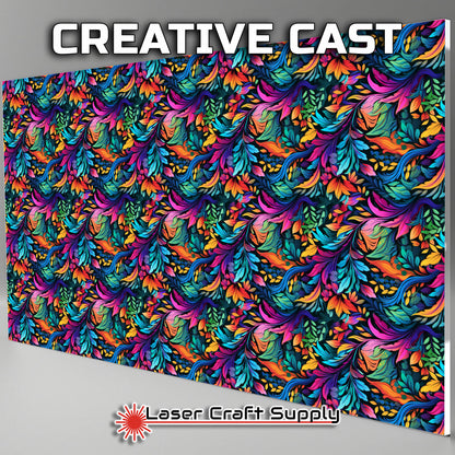 Creative Cast Acrylics - Wild Color Leaves
