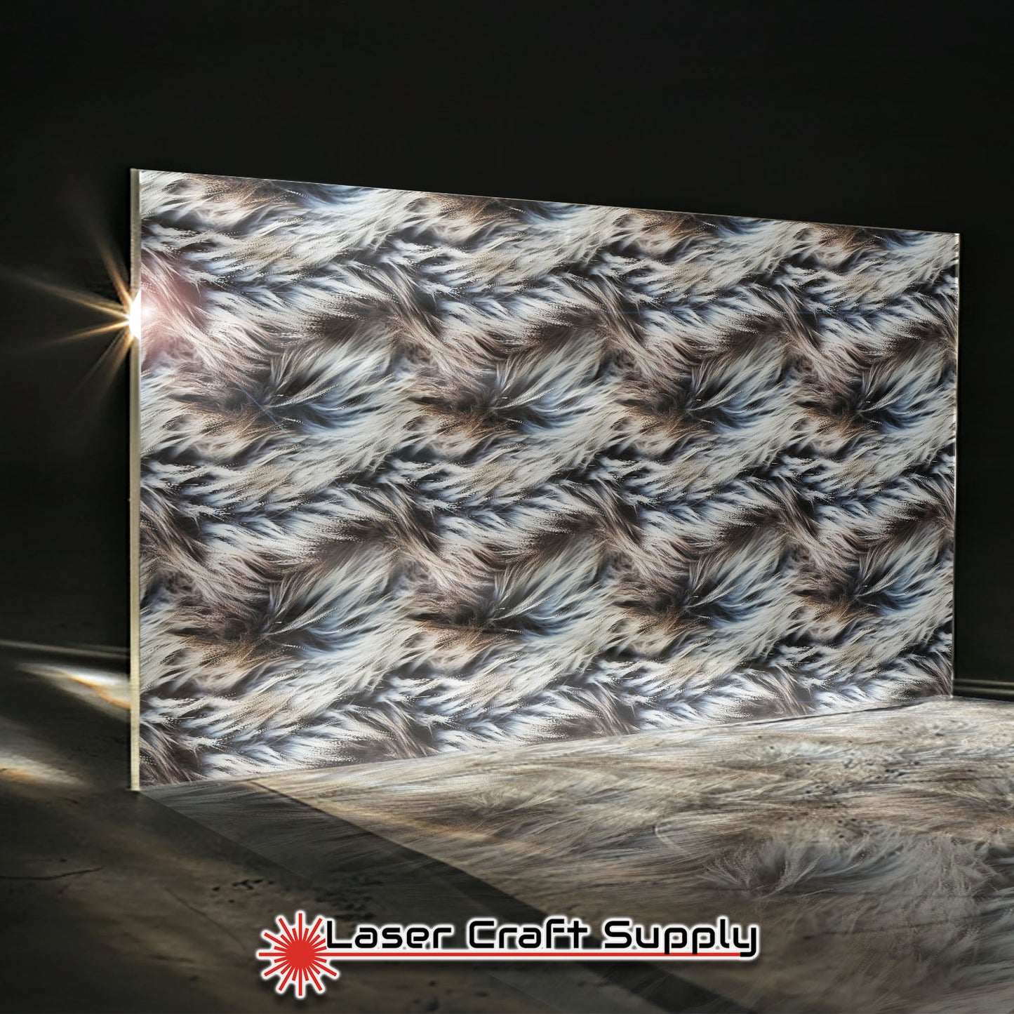 Wild Grey Fur - FULL SHEET