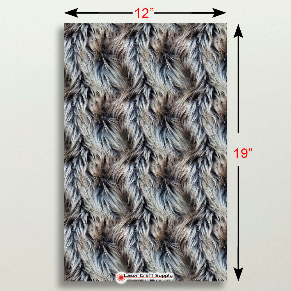 Wild Grey Fur - FULL SHEET