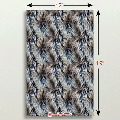 Wild Grey Fur - FULL SHEET