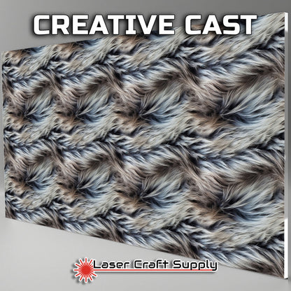 Wild Grey Fur - FULL SHEET
