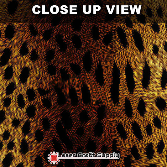 Wild Leopard Spot Fur - FULL SHEET