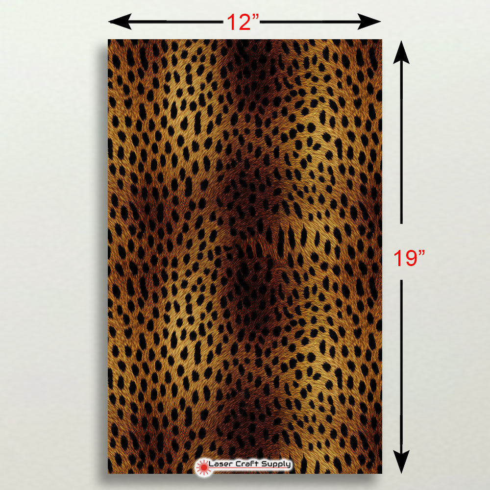 Wild Leopard Spot Fur - FULL SHEET