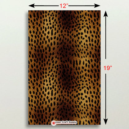 Wild Leopard Spot Fur - FULL SHEET