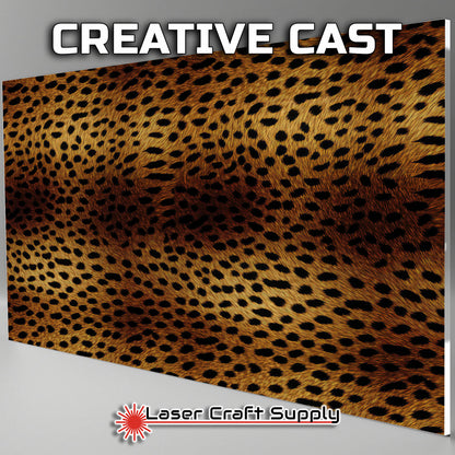 Wild Leopard Spot Fur - FULL SHEET