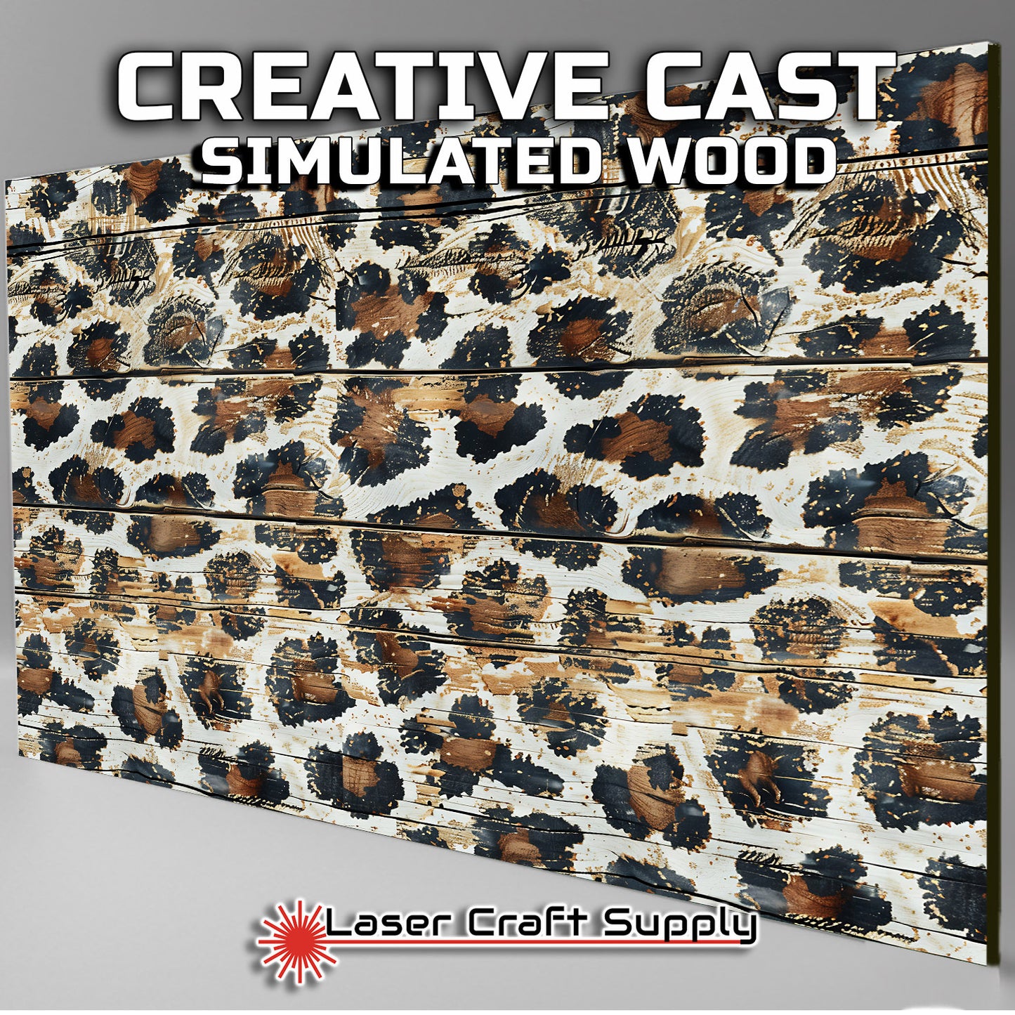 Leopard Print Wood - Wood