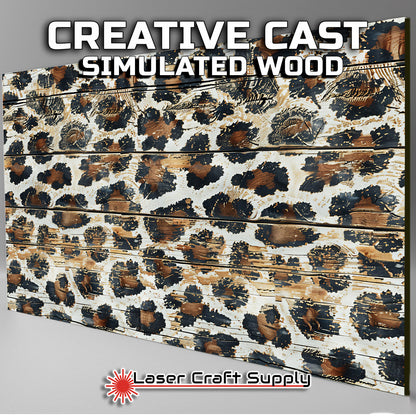 Leopard Print Wood - Wood