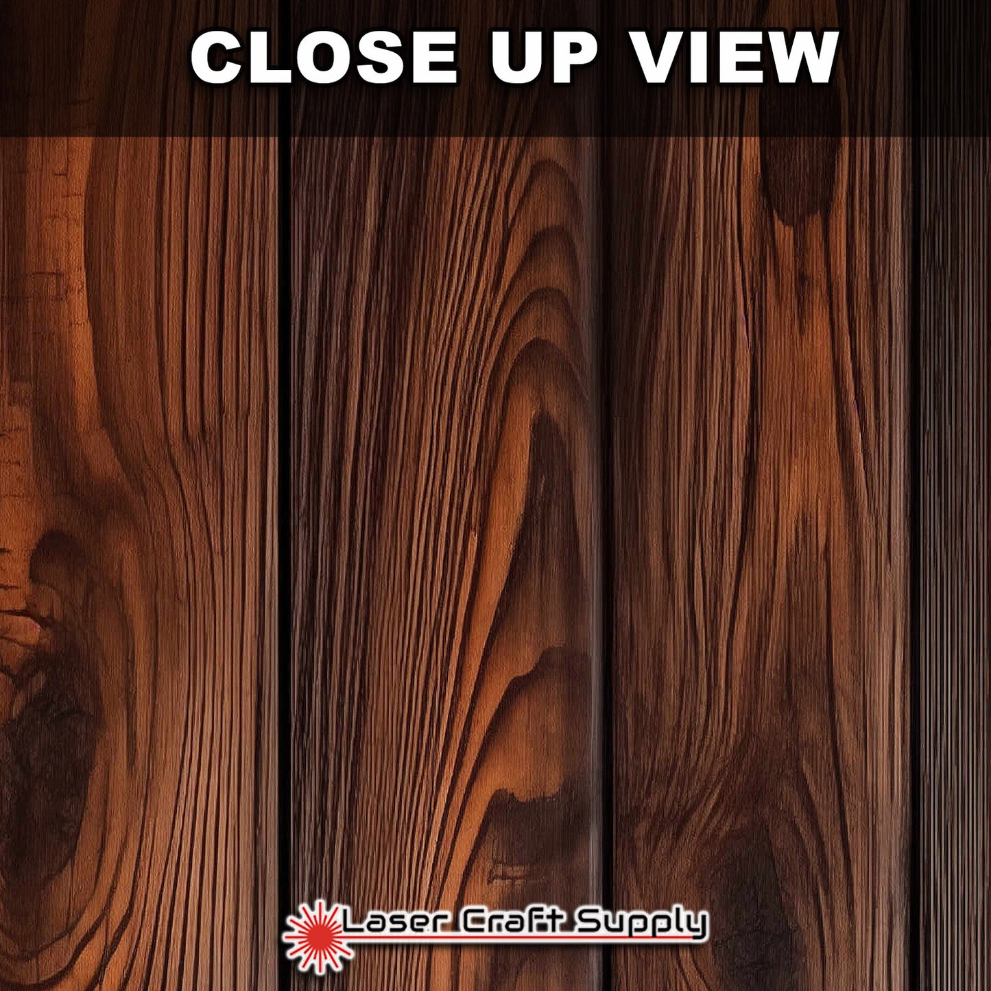 Dark Finish Planks - Wood