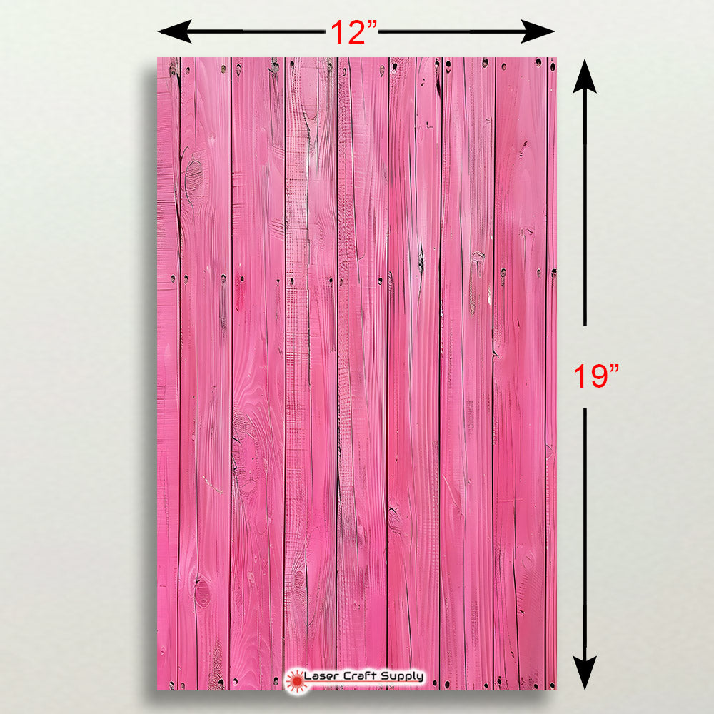 Pink Planks - Wood
