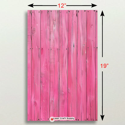 Pink Planks - Wood
