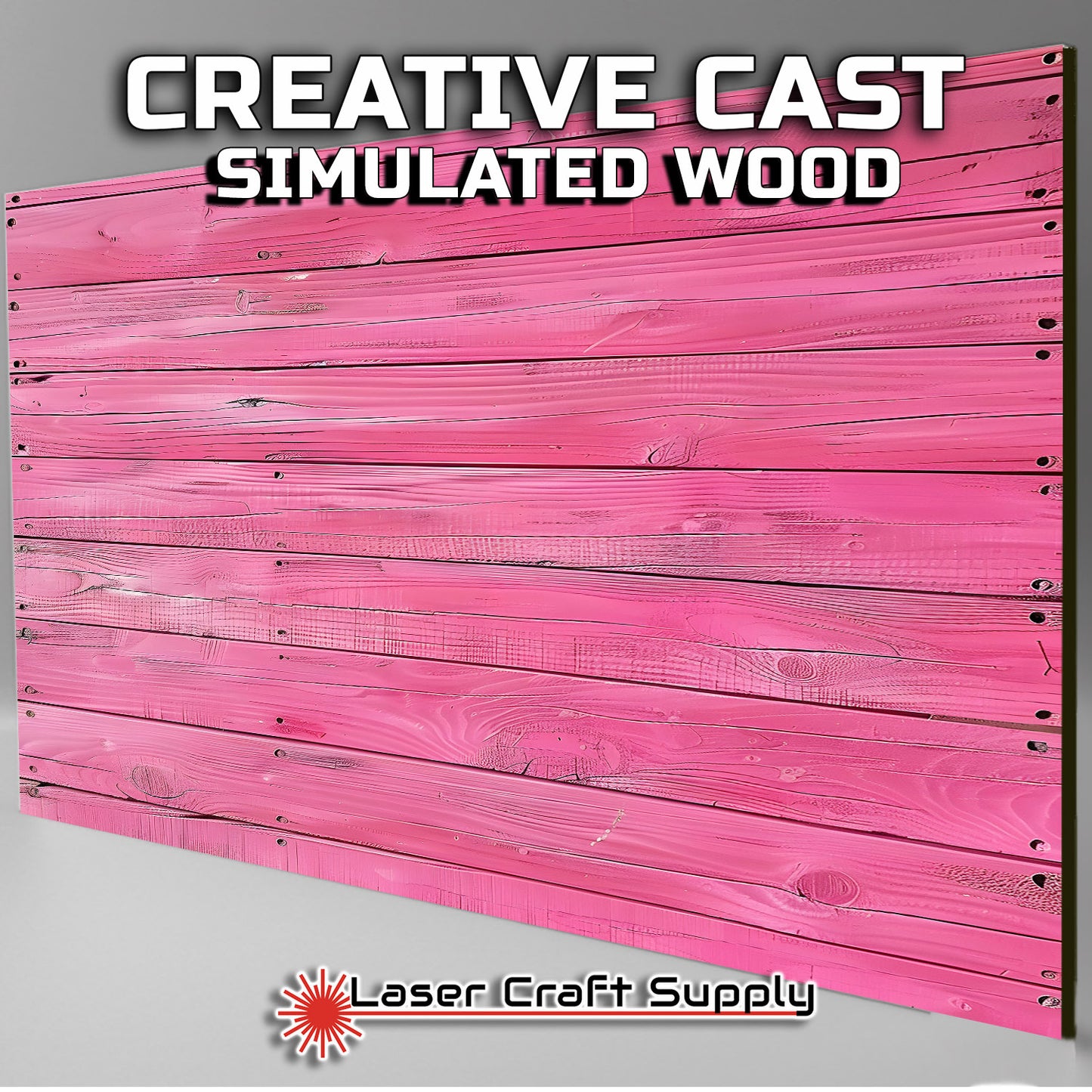Pink Planks - Wood