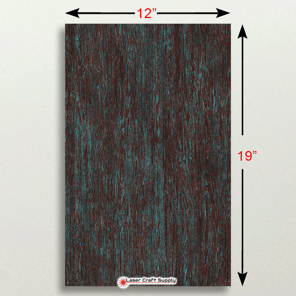 Rustic Dark Teal Wood - Wood