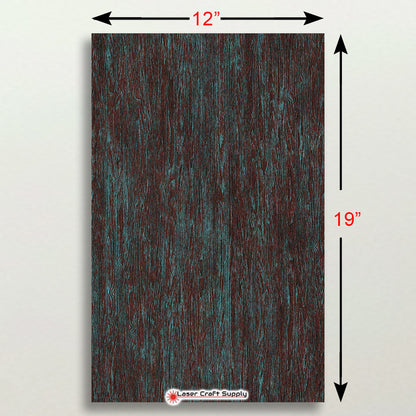 Rustic Dark Teal Wood - Wood