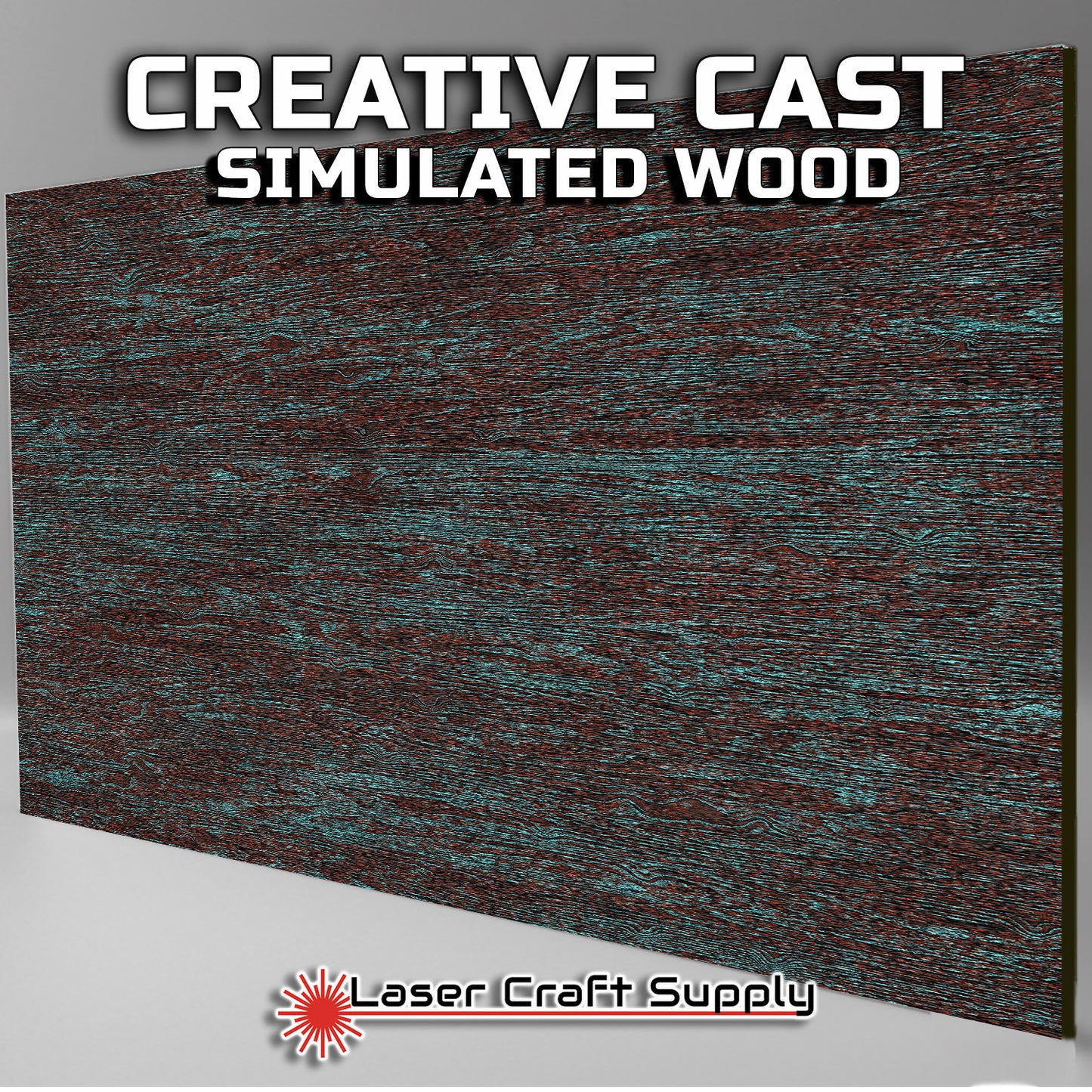 Rustic Dark Teal Wood - Wood