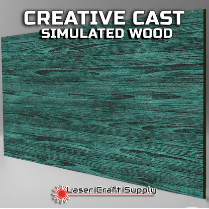 Green Wash Planks Wood