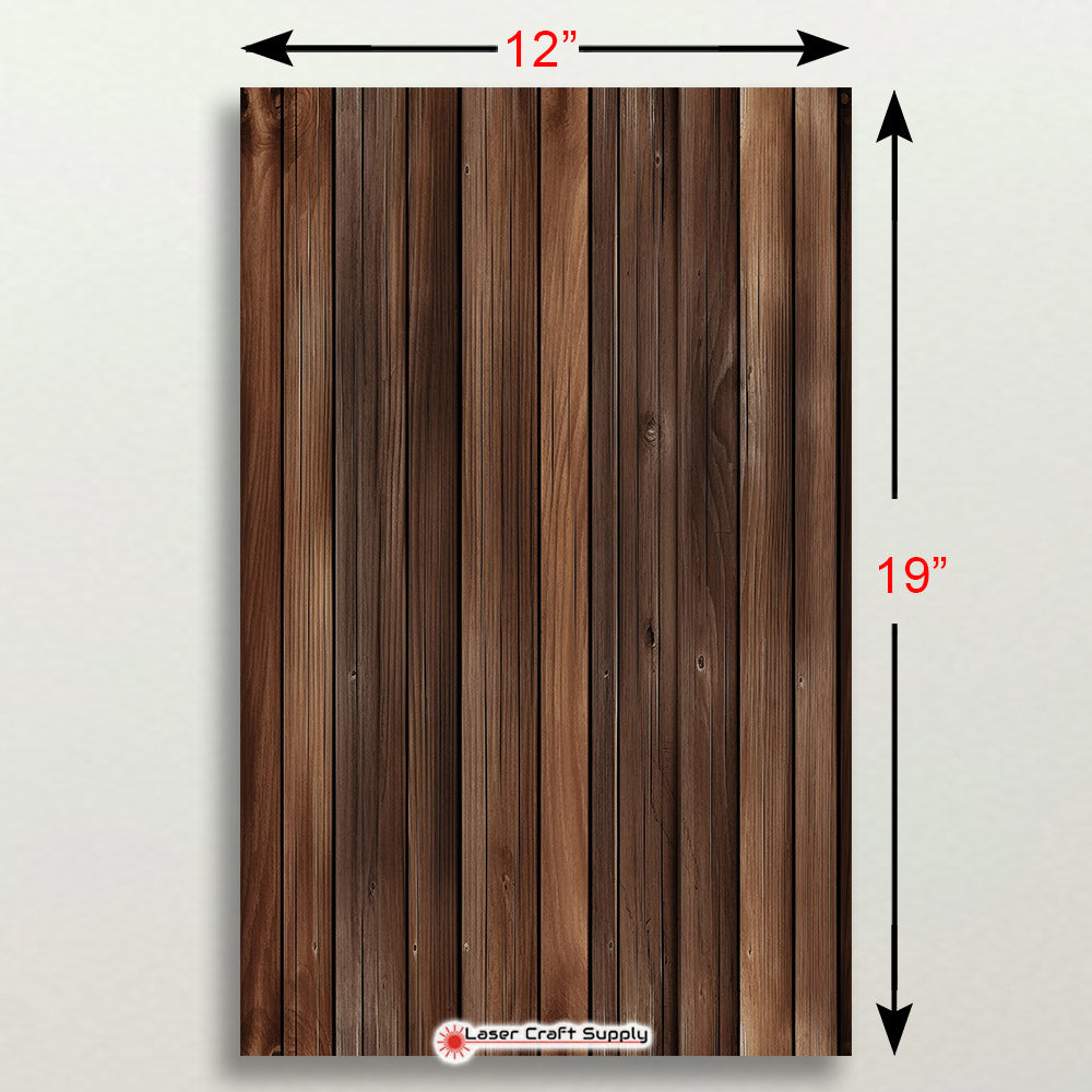 Dark Thin Planks Wood