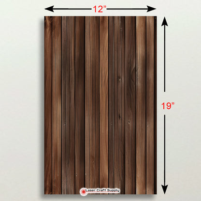 Dark Thin Planks Wood