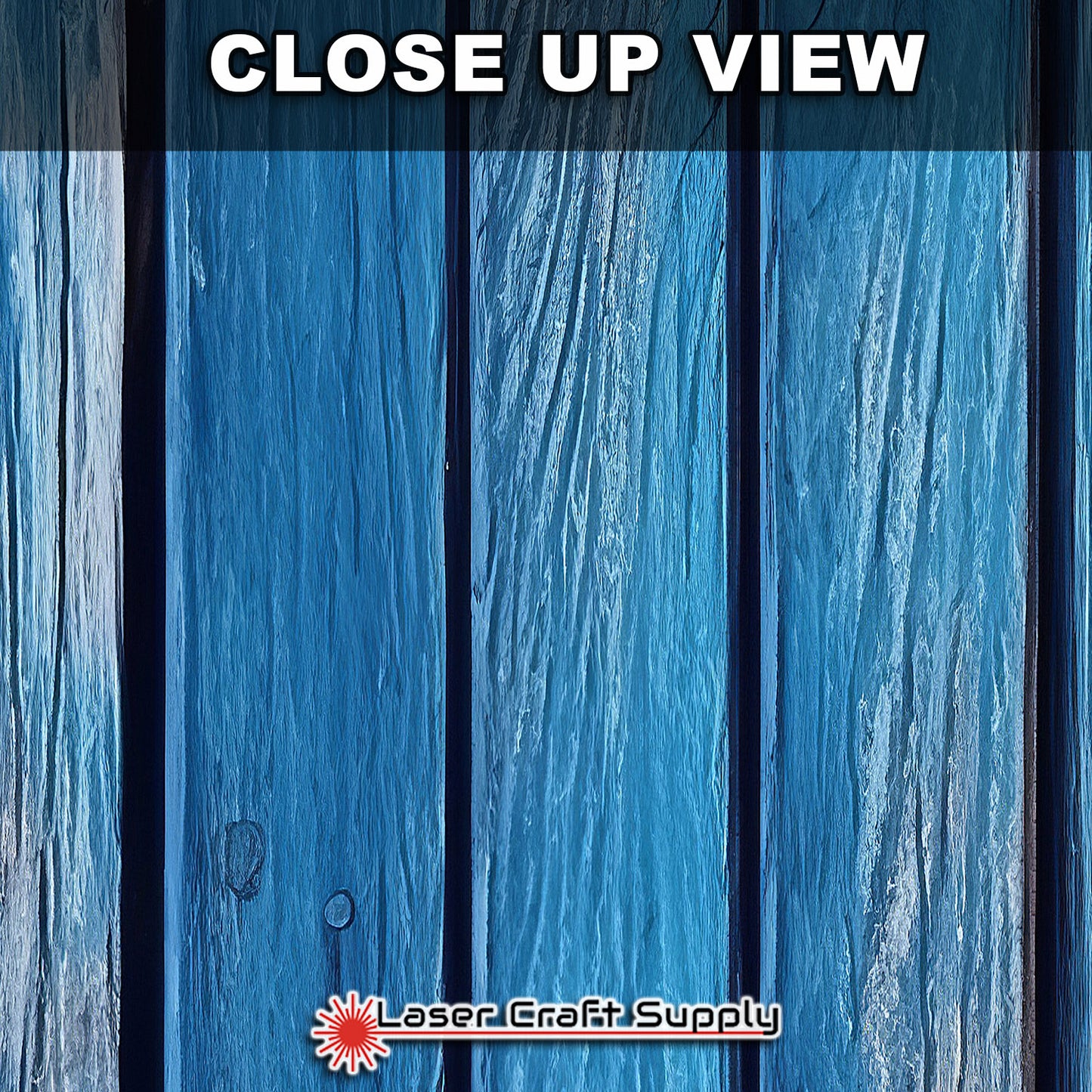 Rustic Blue Wash Wood Planks