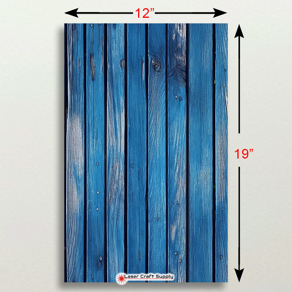 Rustic Blue Wash Wood Planks