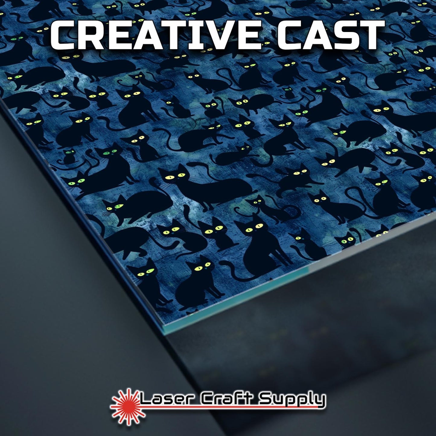 Creative Cast Acrylics - Yellow Eyed Black Cats