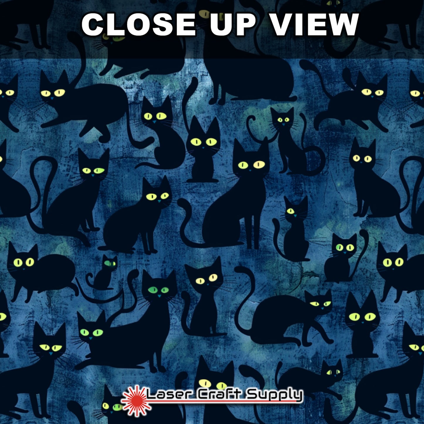 Creative Cast Acrylics - Yellow Eyed Black Cats