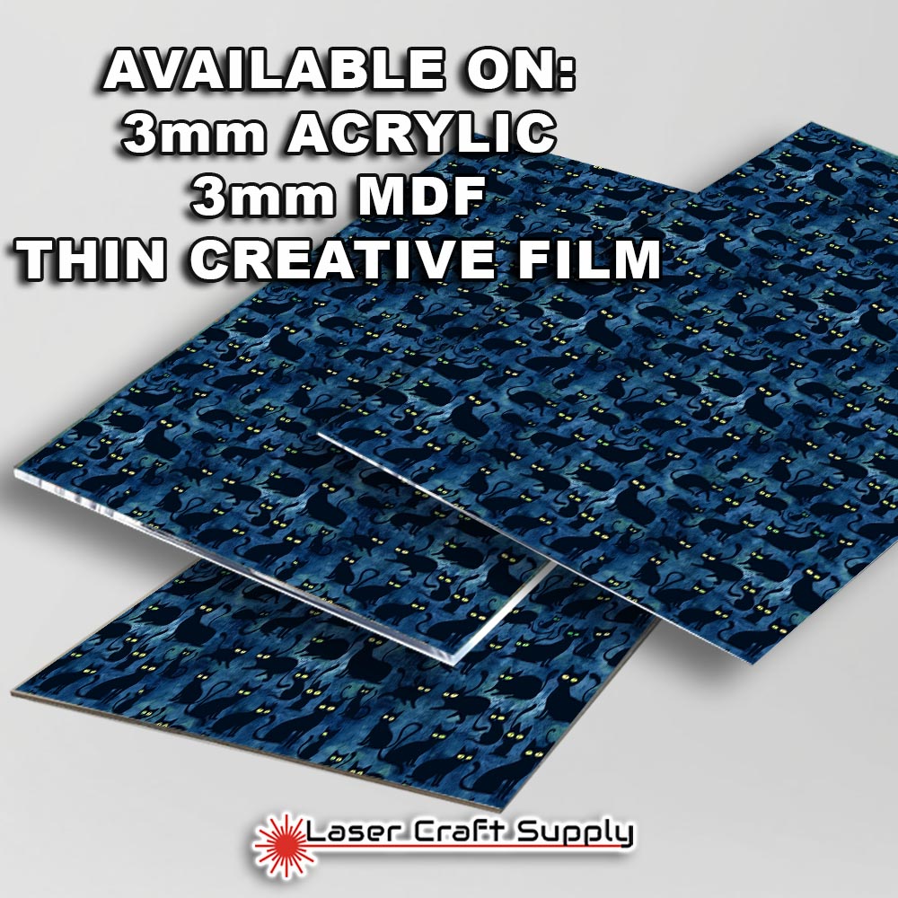 Creative Cast Acrylics - Yellow Eyed Black Cats