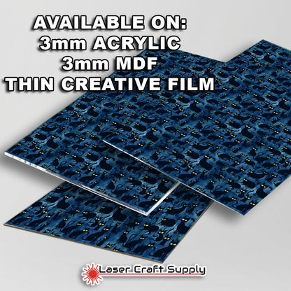 Creative Cast Acrylics - Yellow Eyed Black Cats