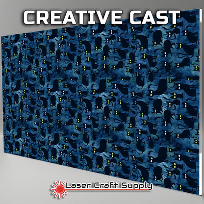 Creative Cast Acrylics - Yellow Eyed Black Cats