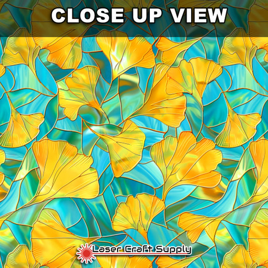 Creative Cast Acrylics - Yellow Flowers on Green