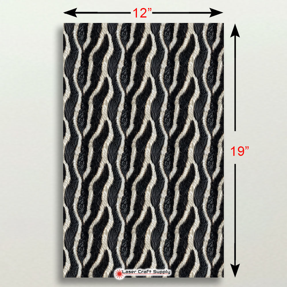 Zebra Fur Hair - FULL SHEET