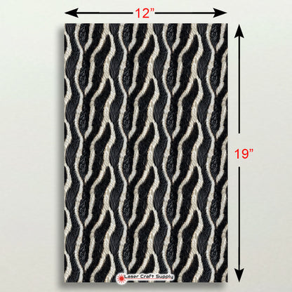 Zebra Fur Hair - FULL SHEET