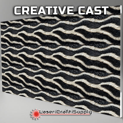Zebra Fur Hair - FULL SHEET
