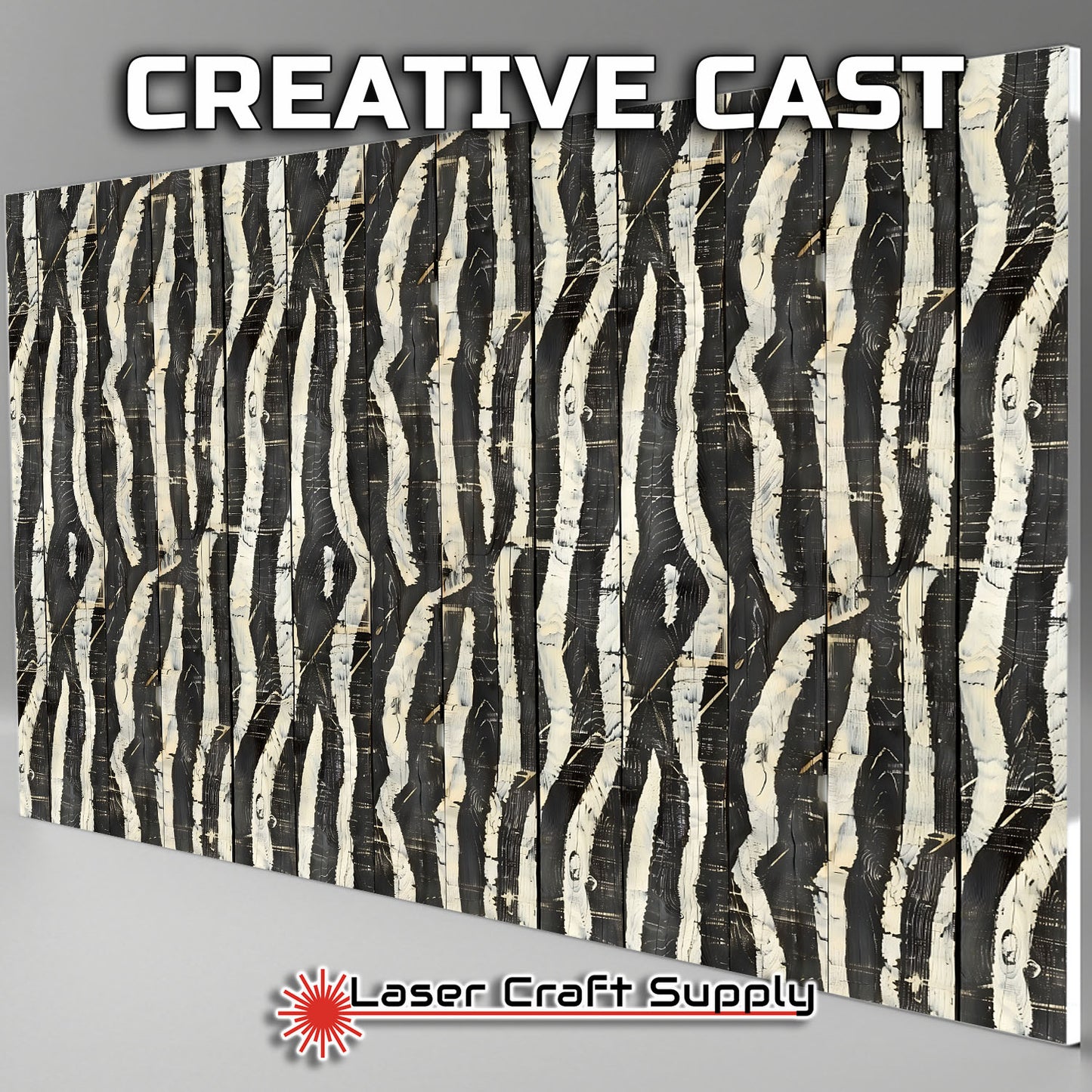 Creative Cast Acrylics -Zebra Wood