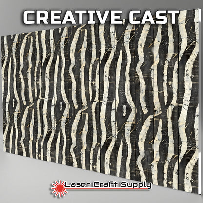 Creative Cast Acrylics -Zebra Wood