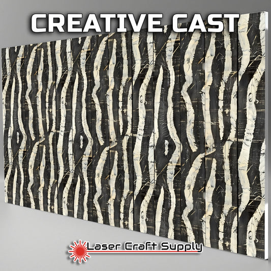 Creative Cast Acrylics -Zebra Wood