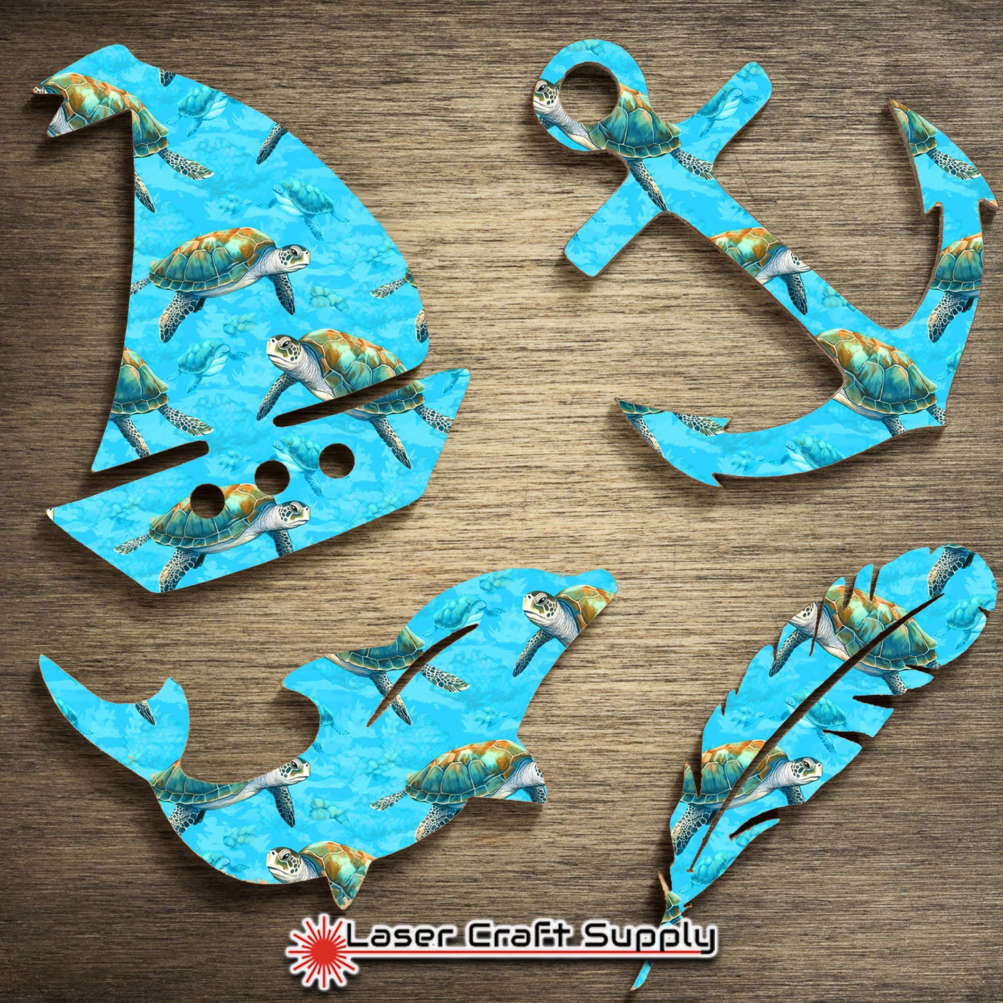 Creative Cast Acrylics - I Sea Turtles