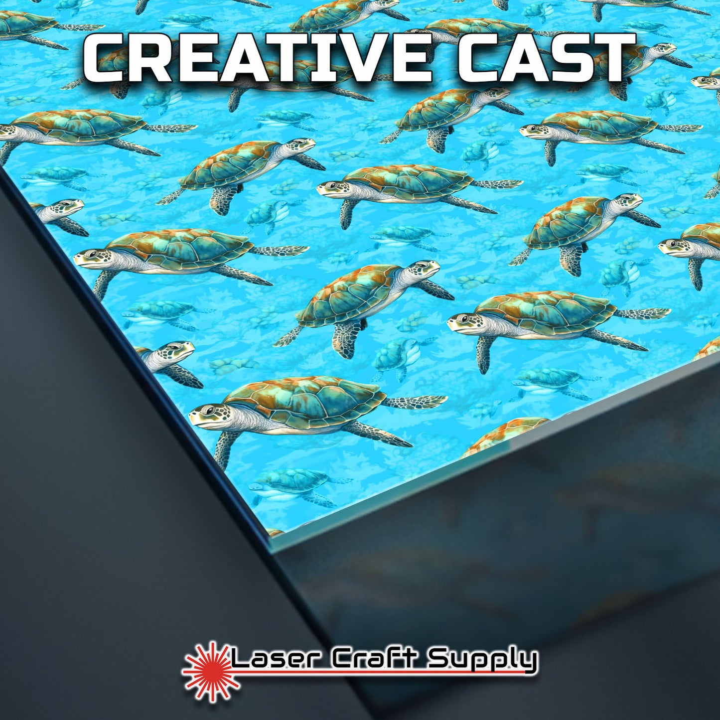 Creative Cast Acrylics - I Sea Turtles